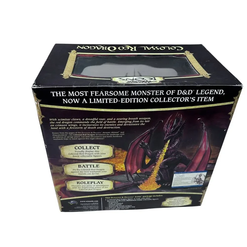 Dungeons & Dragons Colossal Red Dragon Limited Edition Miniature Figure Open Box